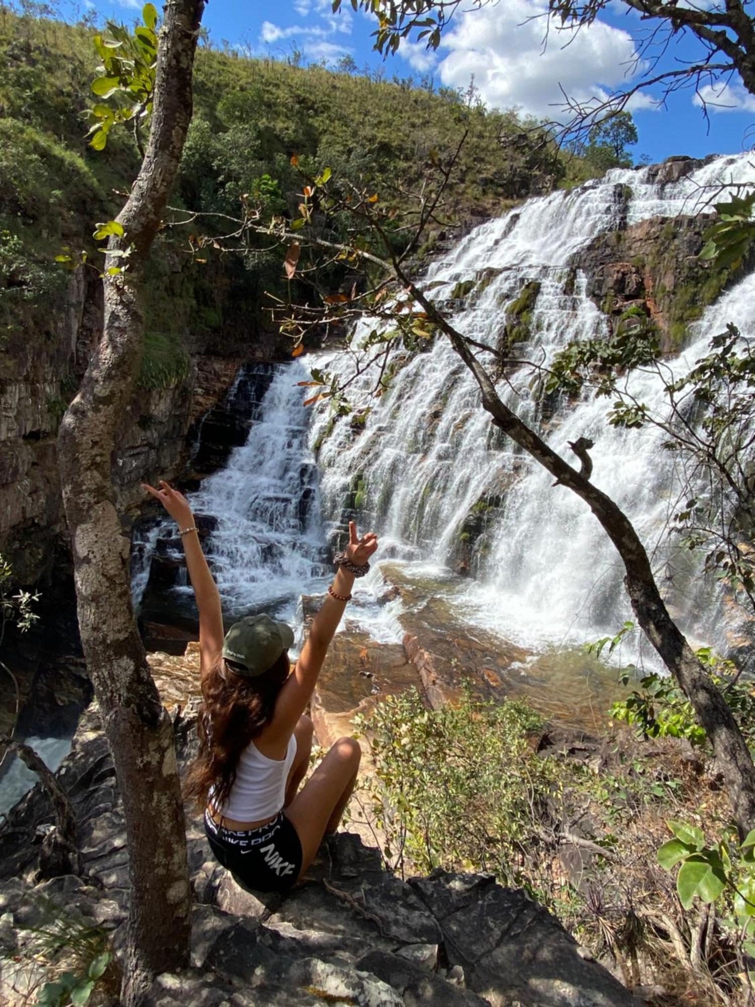 Pousada/Camping Mirante Serrano Hotell Alto Paraíso de Goiás Exteriör bild