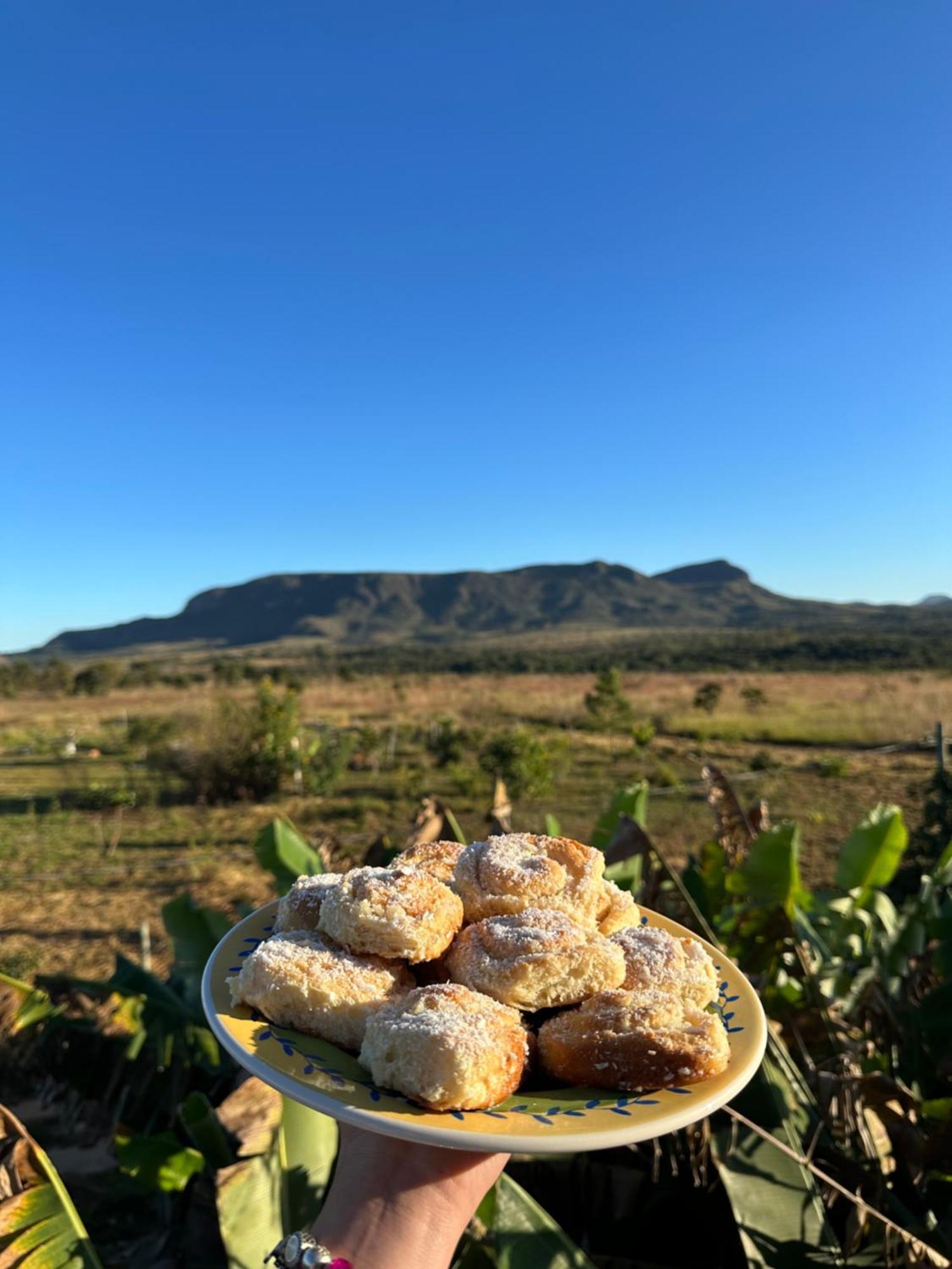 Pousada/Camping Mirante Serrano Hotell Alto Paraíso de Goiás Exteriör bild